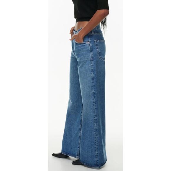 Citizens Of Humanity Classic Blue Wide Leg Jeans - Picture 2 of 16